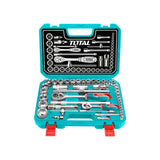 Set de 44 Dados de Acero Molibdeno 1/4''-1/2''