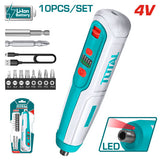 Atornillador Inalámbrico Tipo Lápiz 4V con Luz LED