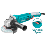 Esmeril Eléctrico Angular 125mm 1010W Regulador Velocidad