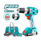 Taladro Inalámbrico 13mm 20V BL Motor + 2 Baterías