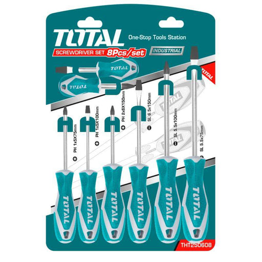 Set de destornilladores de 8Pzas Total - Total Tools