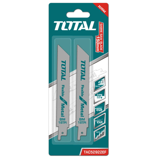 Set hojas sierra sable para metal 2pzas TOTAL - Total Tools