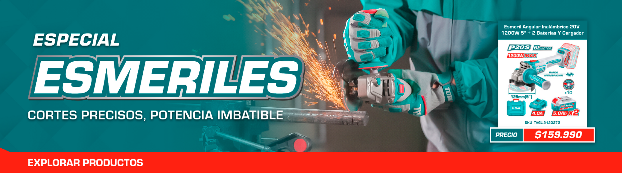 Promoción Total Tools: Esmeriles