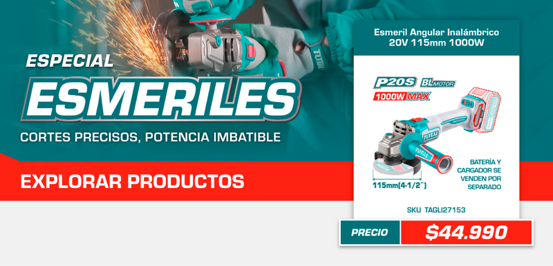 Esmeriles para el rey de la casa