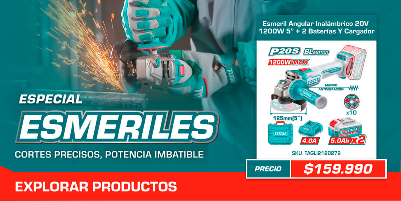 Promoción Total Tools: Esmeriles