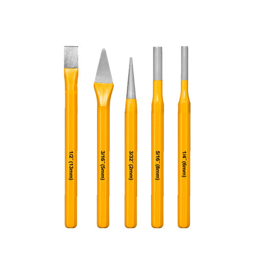 Juego Cincel y Punzón en Frío 5 Piezas JADEVER