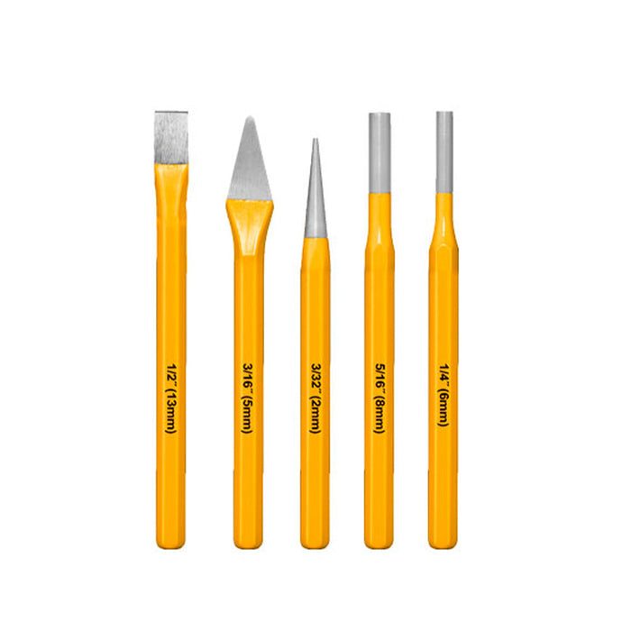 Juego Cincel y Punzón en Frío 5 Piezas JADEVER