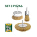 Pack Set de Gratas 1 y 2 Pulgadas 3 Piezas JADEVER