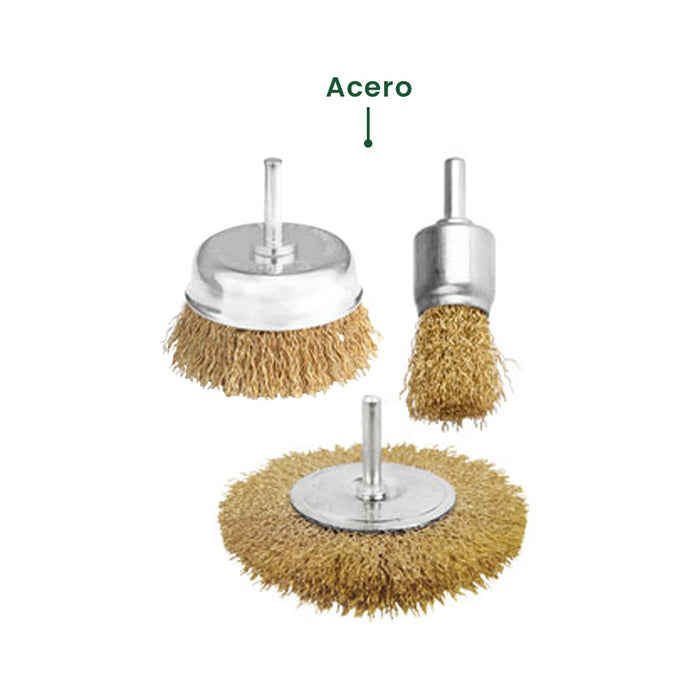 Pack Set de Gratas 1 y 2 Pulgadas 3 Piezas JADEVER