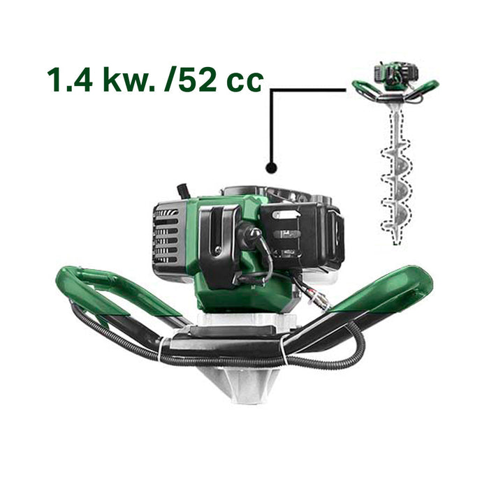 Ahoyador Barreno 52cc 1,4kw JADEVER