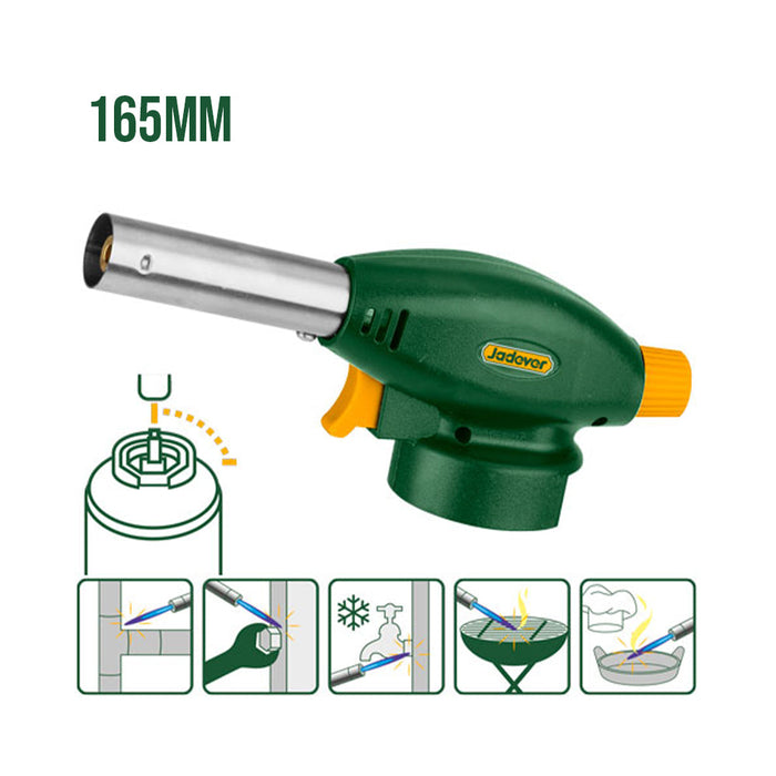 Soplete a Gas para Repostería Camping Gasfitería 165mm JADEVER