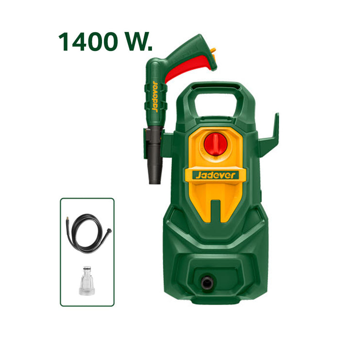 Hidrolavadora 1400w 110bar + 3 Piezas JADEVER