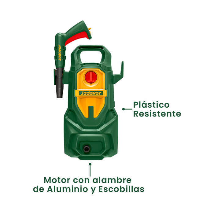 Hidrolavadora 1400w 110bar + 3 Piezas JADEVER