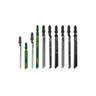 Set Hojas Sierra Caladora Metal-Madera-Aluminio 10 Piezas JADEVER