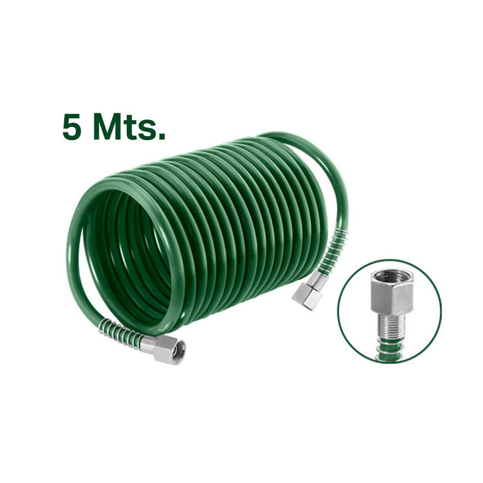 Manguera Espiral para Compresor 5 Metros JADEVER
