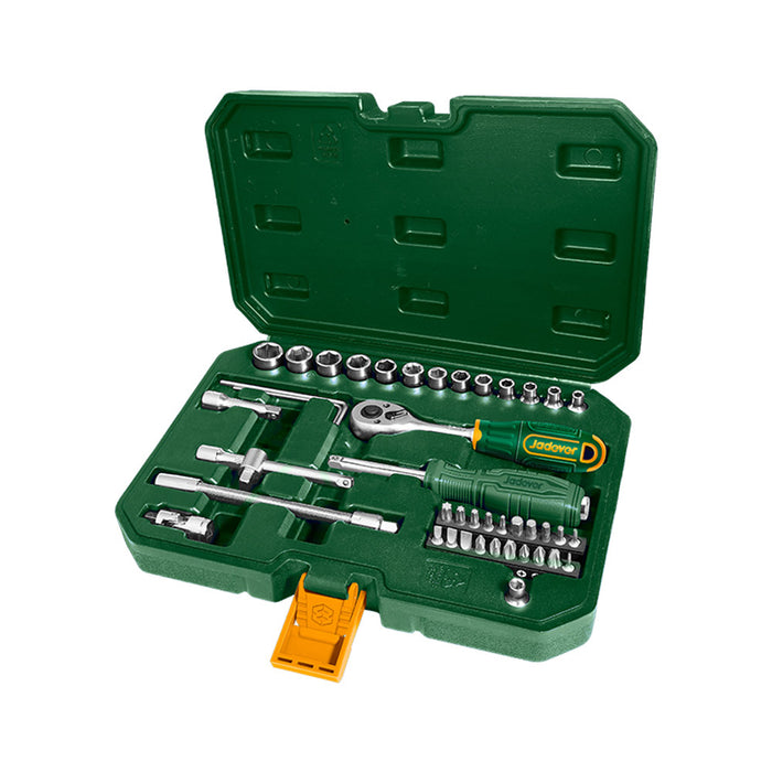 Juego De Dados Mecánicos Encastre 1/4" Jadever