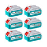 Kit 6 Baterías de Litio-ion 5.0ah Total