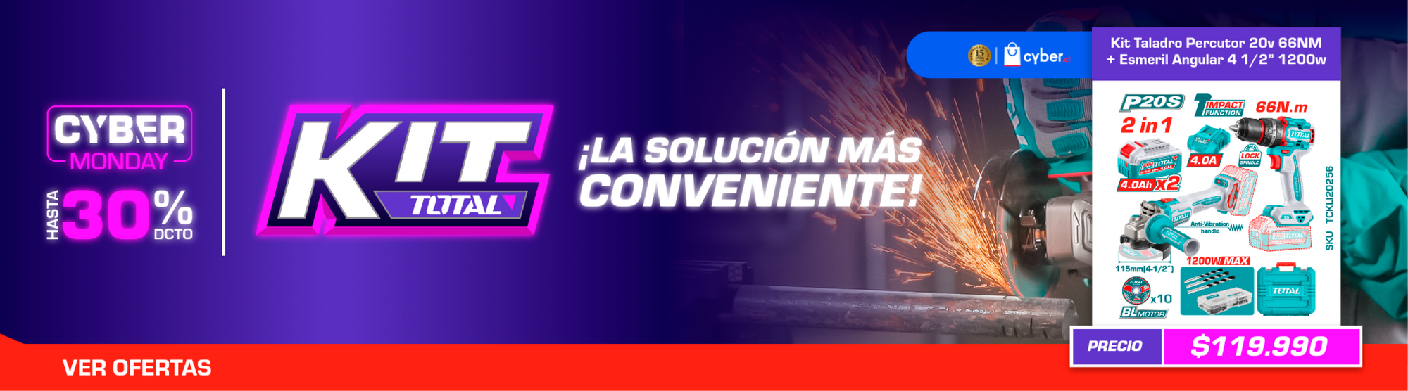 Promoción Total Tools: Kit
