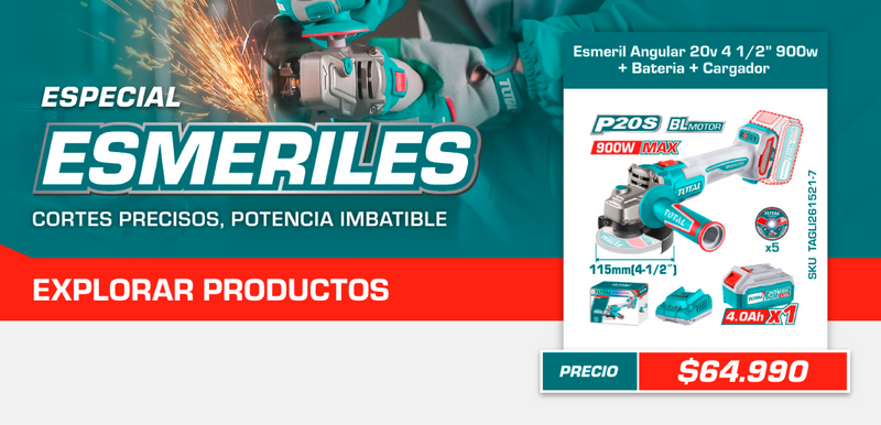 Esmeriles para el rey de la casa
