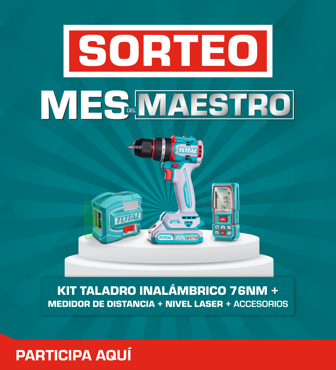 Sorteo Mes del Maestro - Total Tools