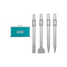 Set Cincel 4 Piezas Hexagonal Total
