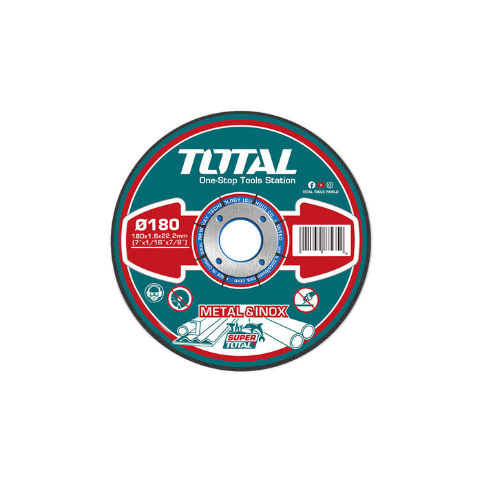 Disco Abrasivo Corte Metal 180x1.6mm