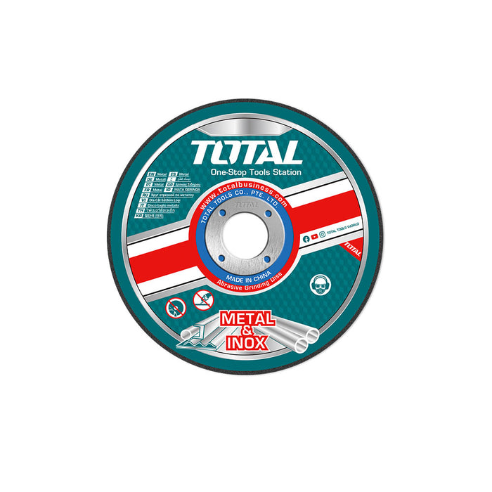 Set discos de corte metal (125x1.2x16MM) 10pzas TOTAL
