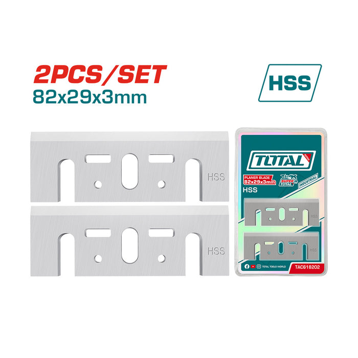 Cuchillas de Respuesto 82x29x3mm 2 piezas