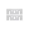 Cuchillas de Respuesto 82x29x3mm 2 piezas
