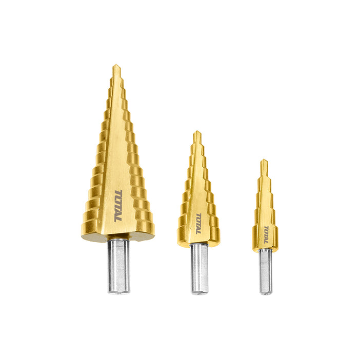 Set 3 Piezas Broca Escalonadas HSS