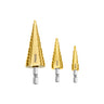 Set 3 Brocas HSS Escalonadas
