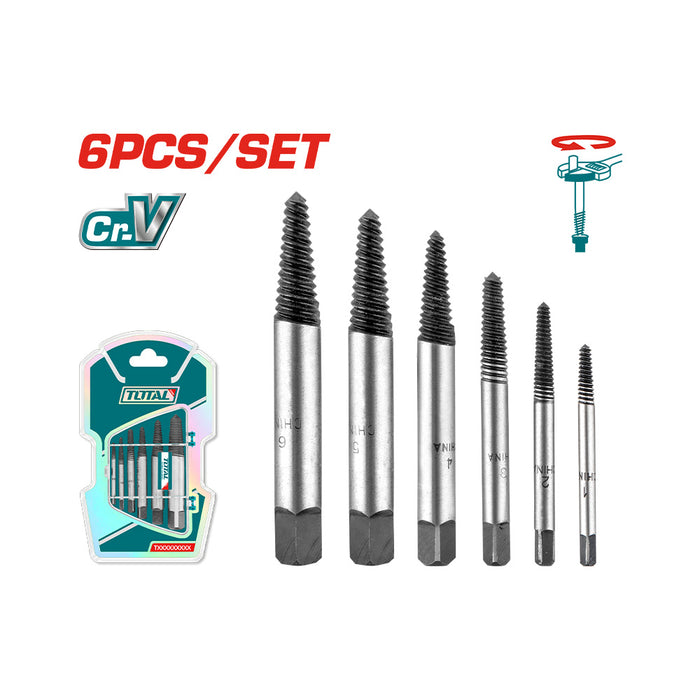 Set 6 Piezas de Extractores de tornillos