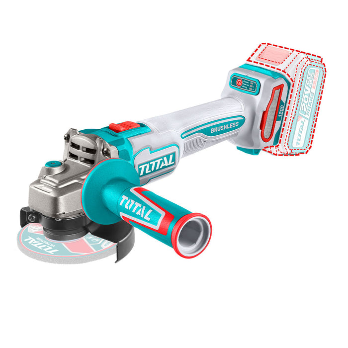 Esmeril Angular Brushless 20V 1000w