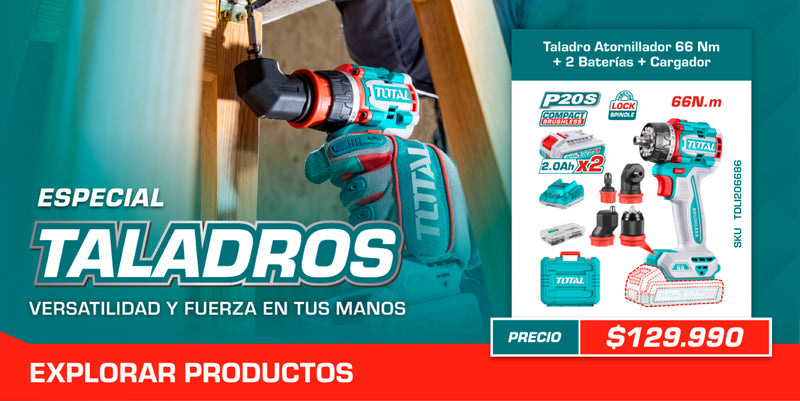 Promoción Total Tools: Taladros