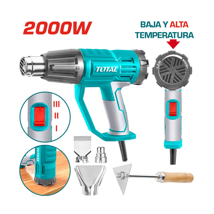 Pistola de calor 2000w 550°C