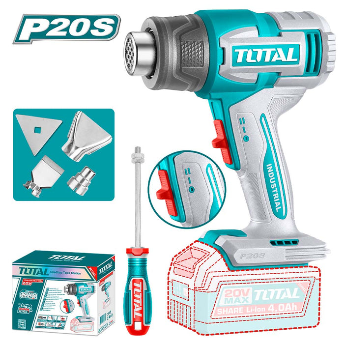 Pistola a Calor Inalámbrica 20V 550°°C