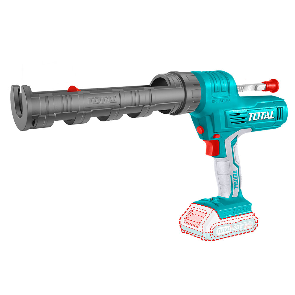 Pistola Calafatera Inalámbrica 20V 3700N Total Tools | Precisión