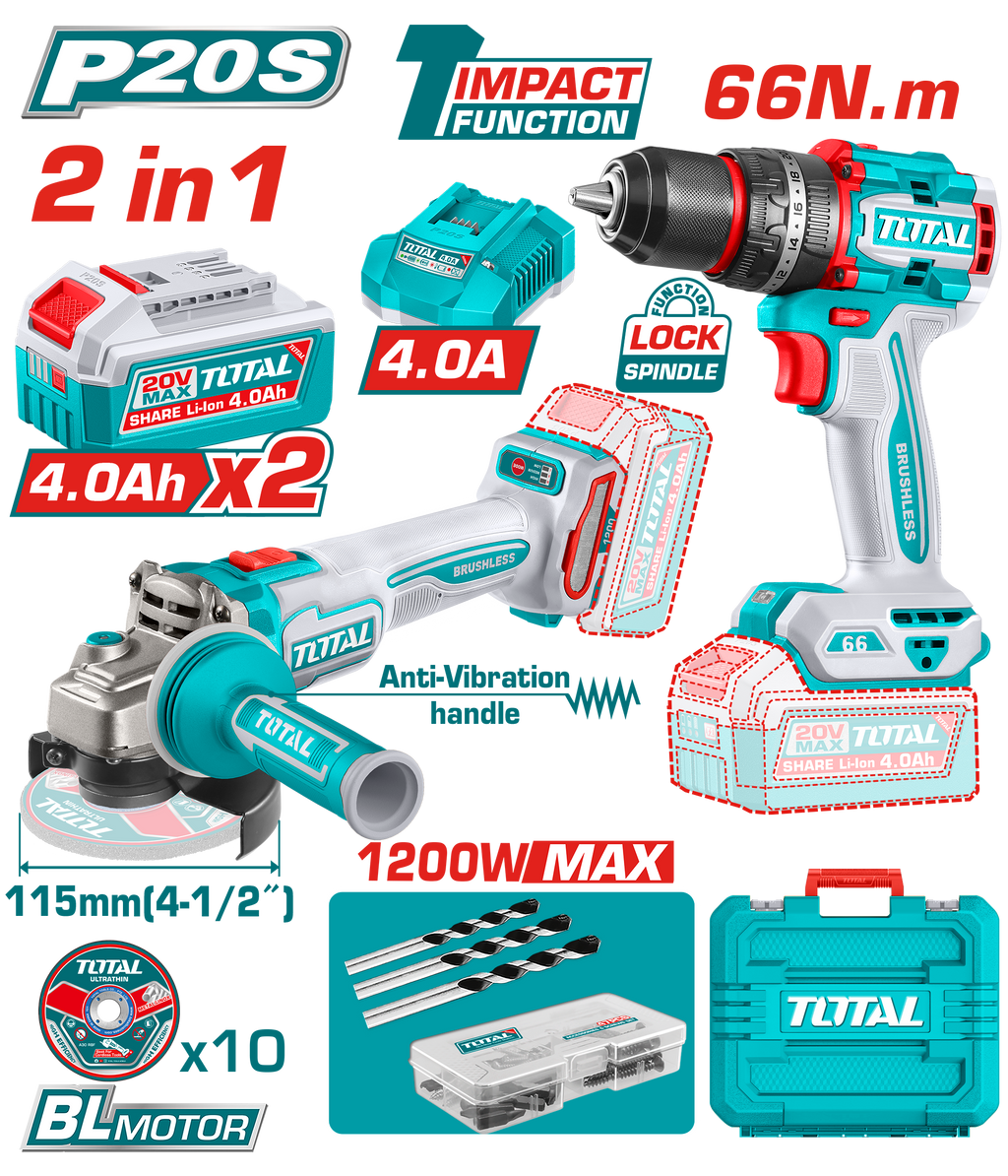 Combos de Herramientas Total Tools - Solución completa para proyectos