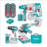 Kit Combinado Inalámbrico 20V 3 Piezas Total + Accesorios