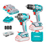 Kit Taladro Inalámbrico BL 10mm + Llave de Impacto 400Nm + Acc