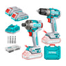 Kit Taladro Inalámbrico 52Nm 20V+ Atornillador Impacto 285Nm + Acc