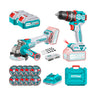 Kit Taladro Percutor BL + Esmeril Angular 20V + Accesorios