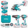 Kit Taladro 66Nm + Llave de Impacto 405Nm + Esmeril 1200W 20V