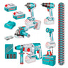 Kit 5 Herramientas Inalámbricas 20V + Accesorios Total