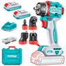 Taladro Atornillador Inalámbrico + 2 Baterías y Cargador Brushless 20V 66 Nm Total Tools