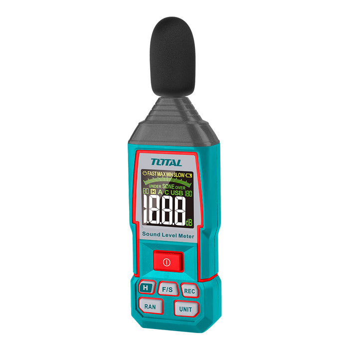 Medidor Digital de Nivel de Sonido 30-130dB Total Tools