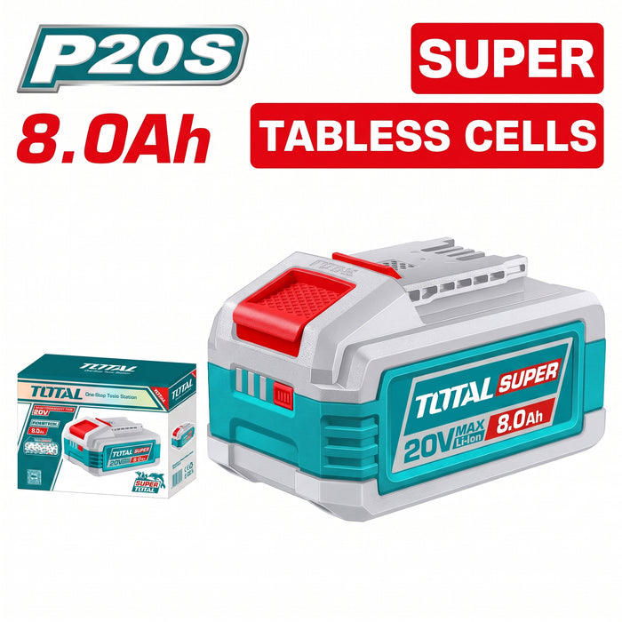 Batería de Ion de Litio 20V 8Ah con Indicador LED