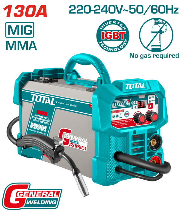 Soldadora inverter MIG/MMA 130A
