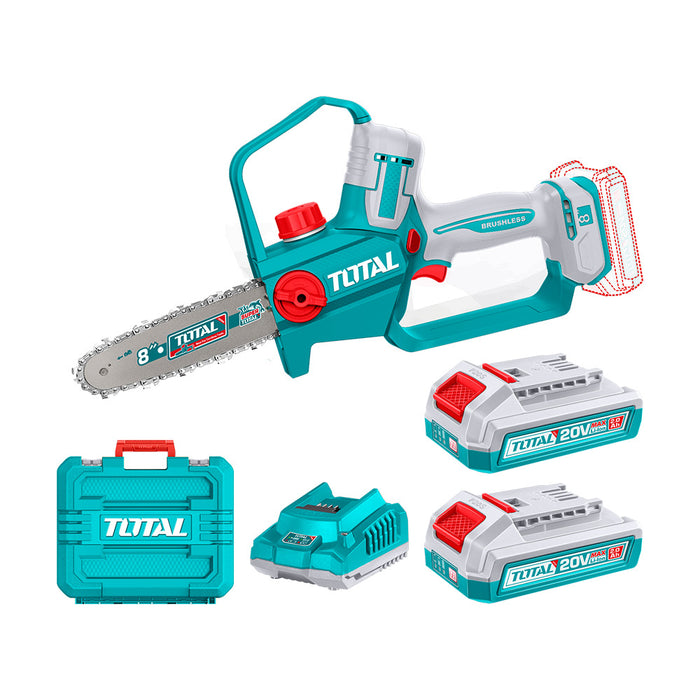 Motosierra Inalámbrica 20V 8" + Batería y Cargador