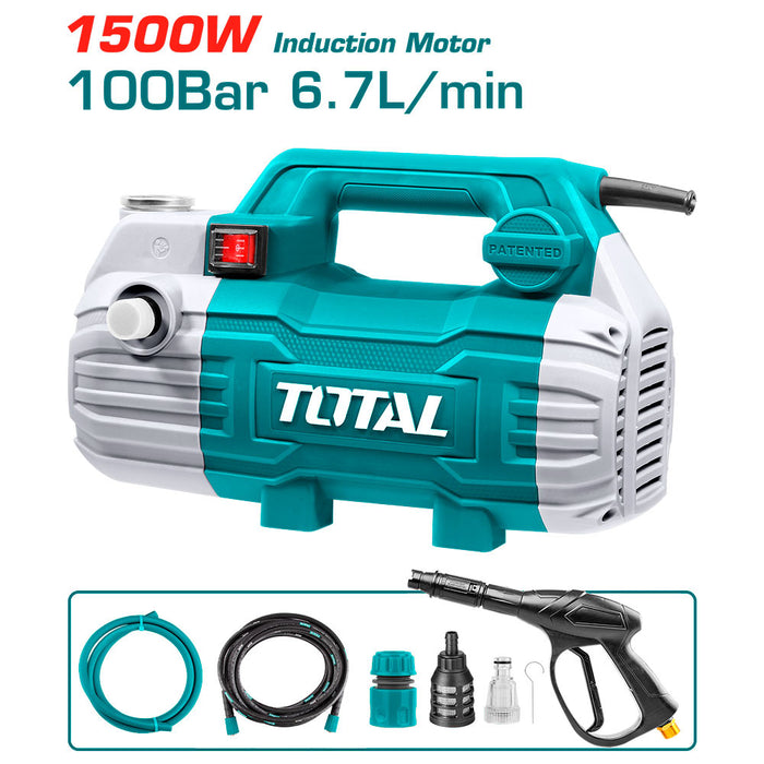 Hidrolavadora Industrial de alta presión 1500W TOTAL